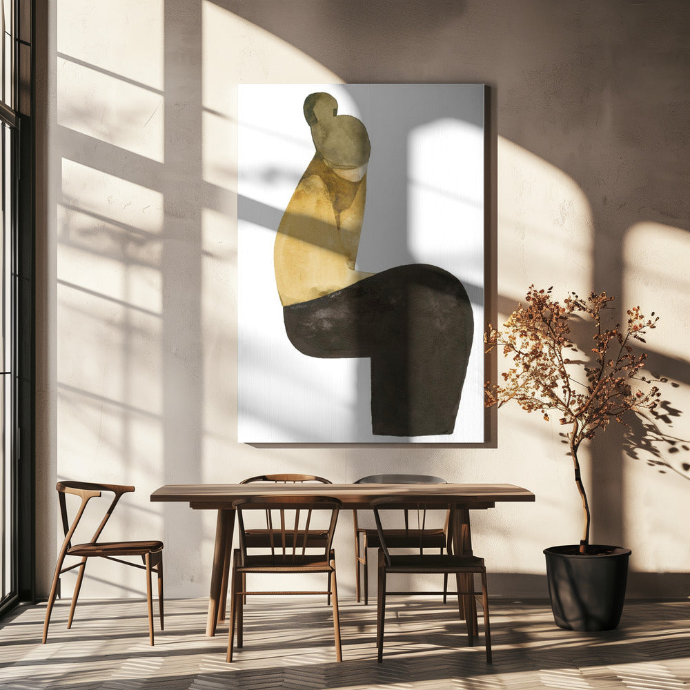 Zittende vrouw nr. 15 | Canvas