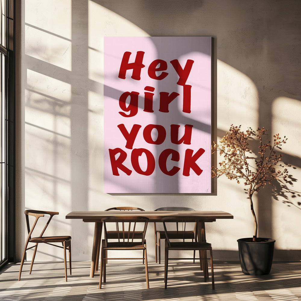 Jij bent geweldig! | Canvas