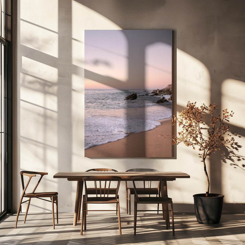 Pastel Portugese kust | Canvas