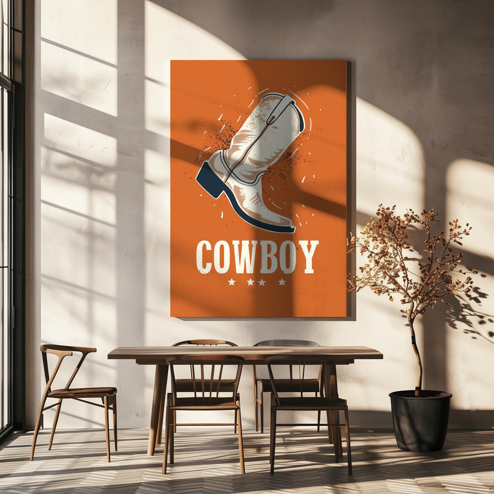 Cowboylaarzen Vintage | Canvas