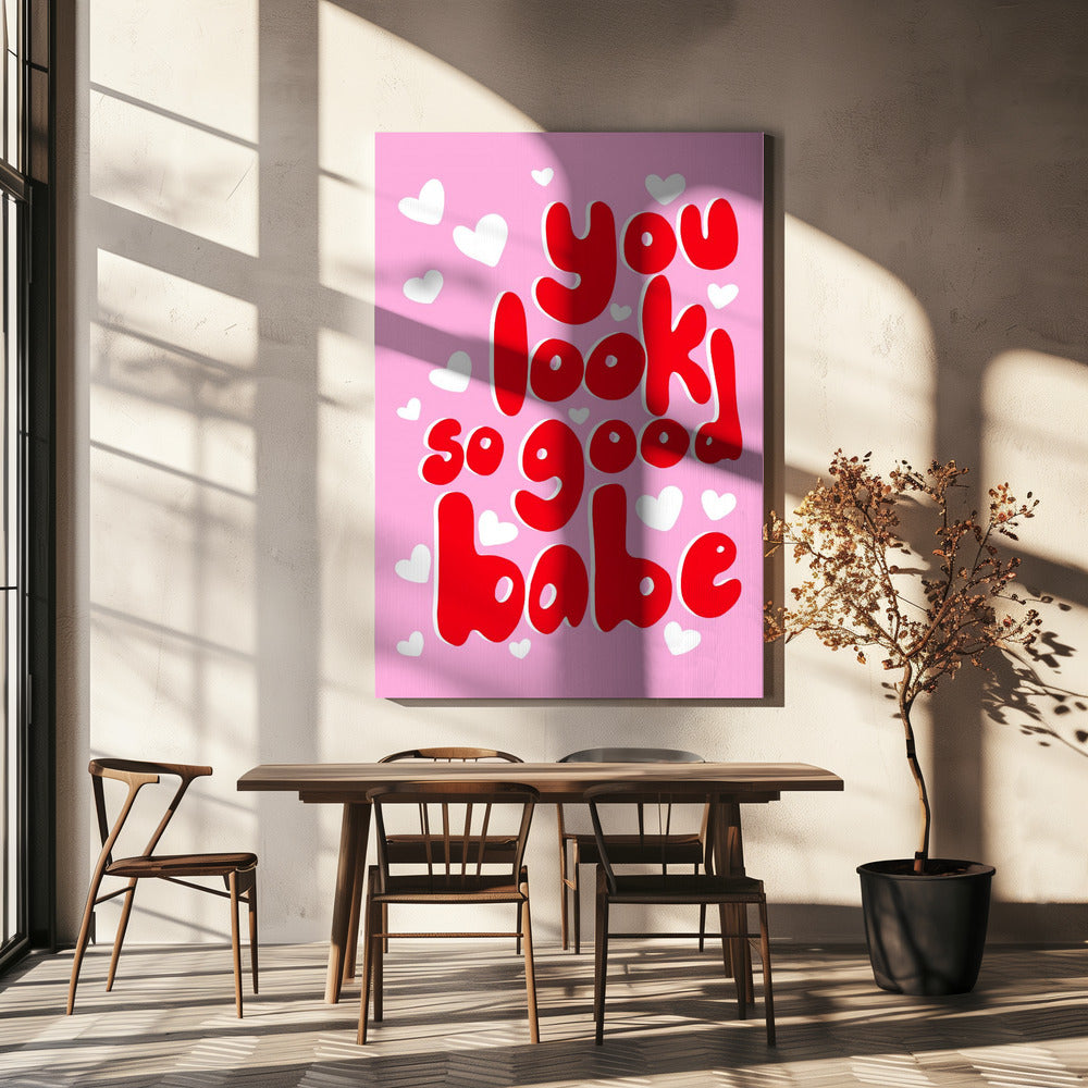 Je ziet er geweldig uit | Canvas