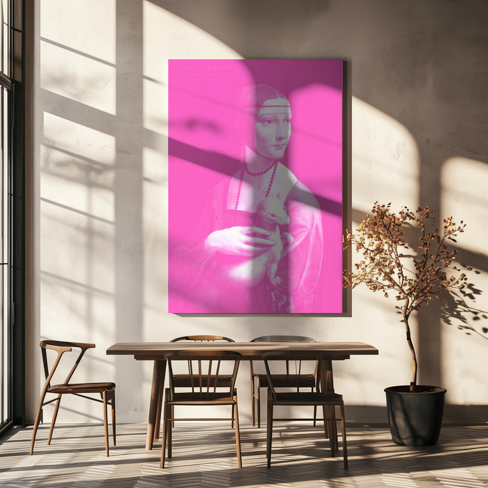 Renaissance in roze | Canvas
