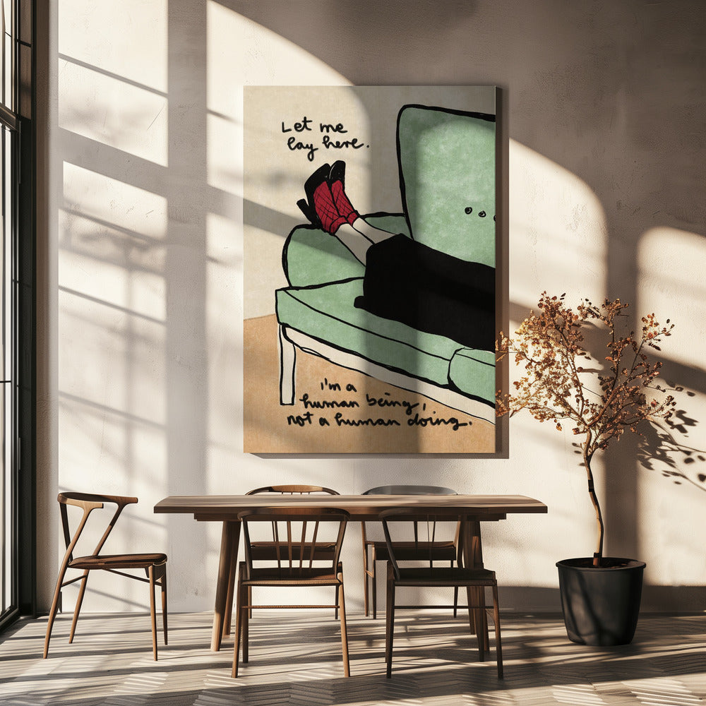 Laat me hier liggen | Canvas