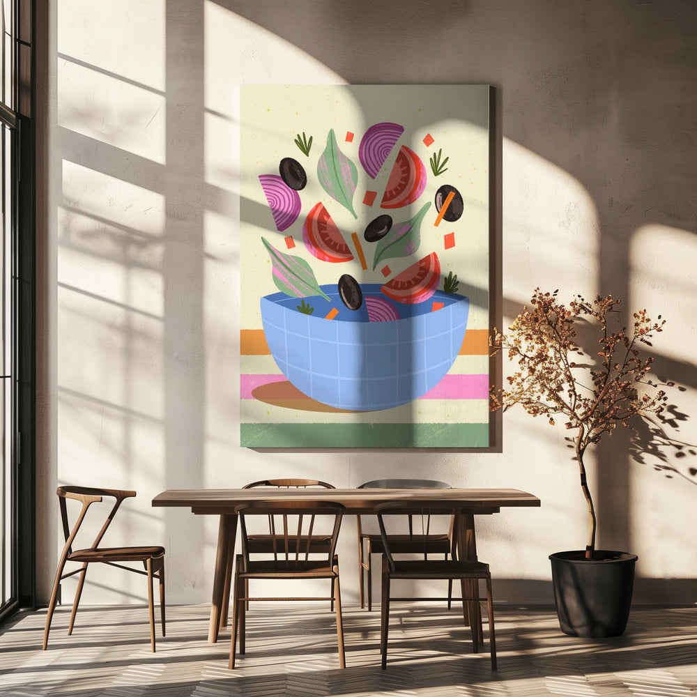 Gemengde salade | Canvas