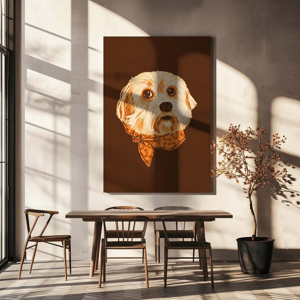 Molly de Cowgirl Pup | Canvas