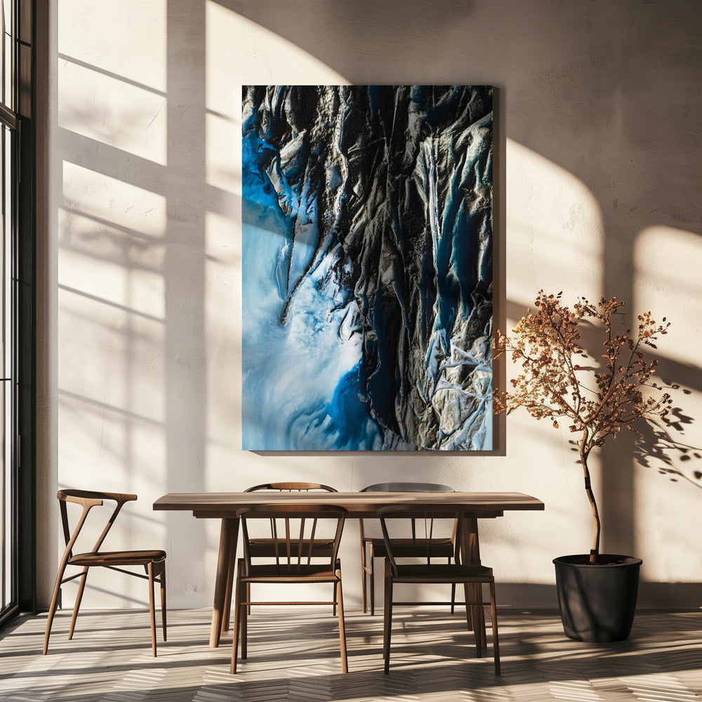 Statement Art - Marineblauw | Canvas