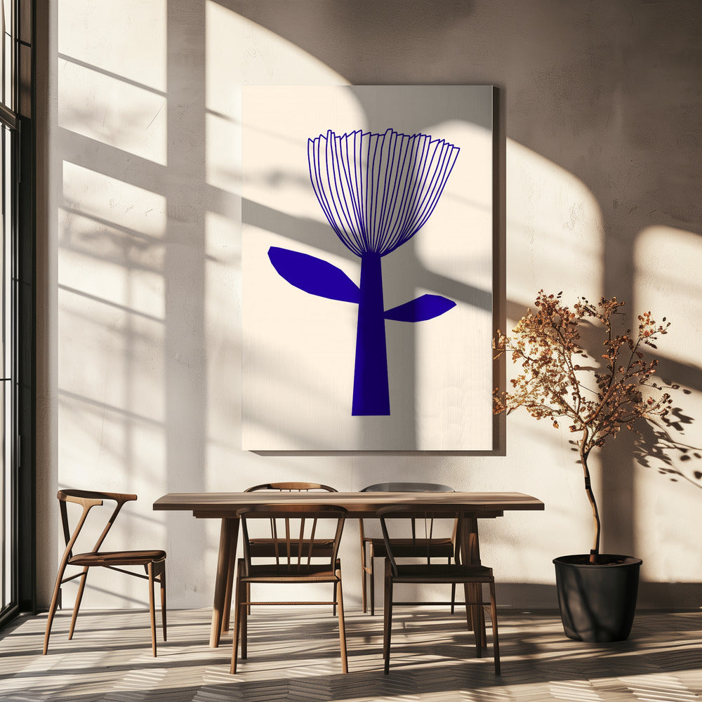 Bloemblauw | Canvas