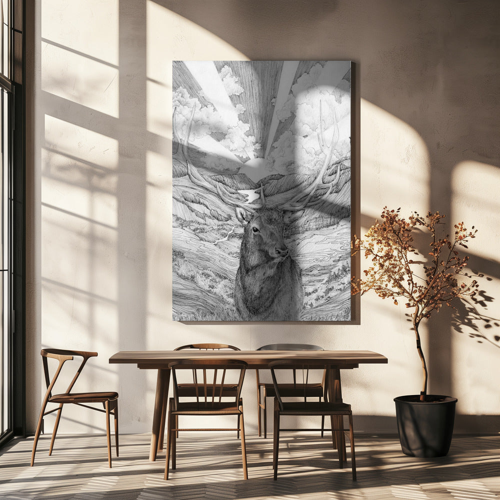 Rise With the Sun Origineel | Canvas