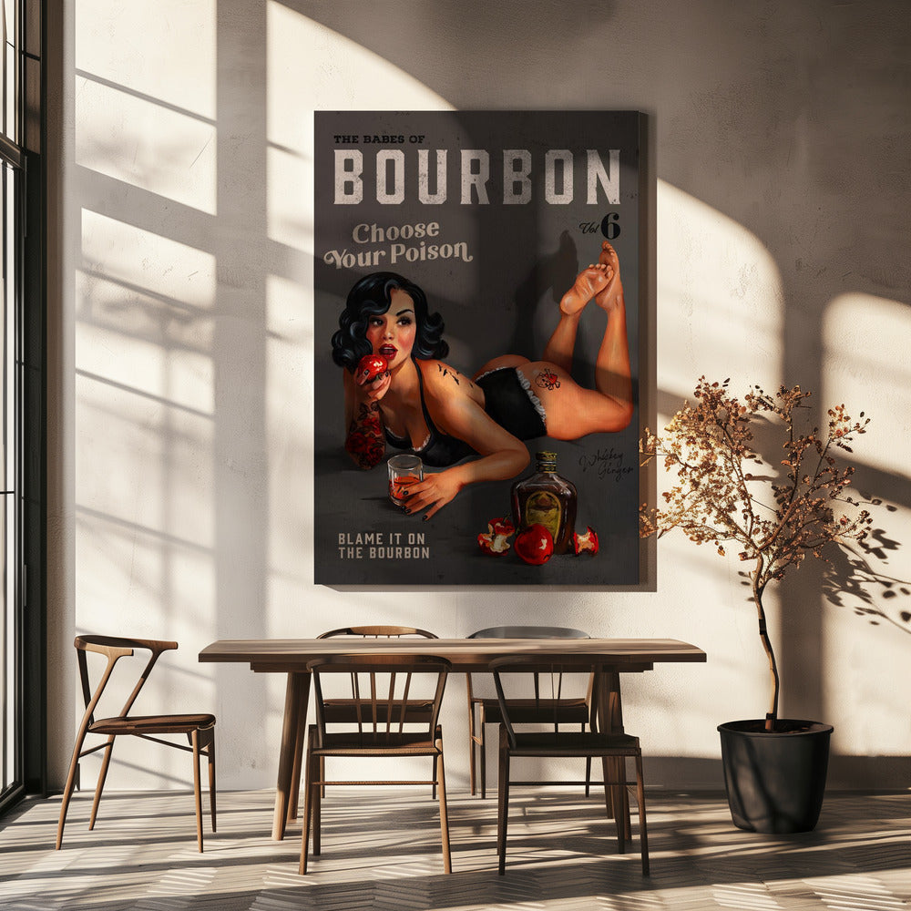 Babes of Bourbon Vol 6 Choose Your Poison Sexy Pinup | Canvas