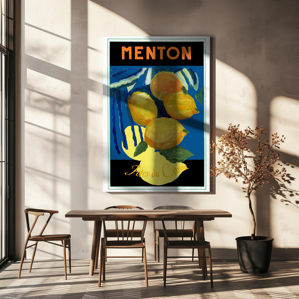 Citroenen Menton Citrusvrucht Poster | Canvas