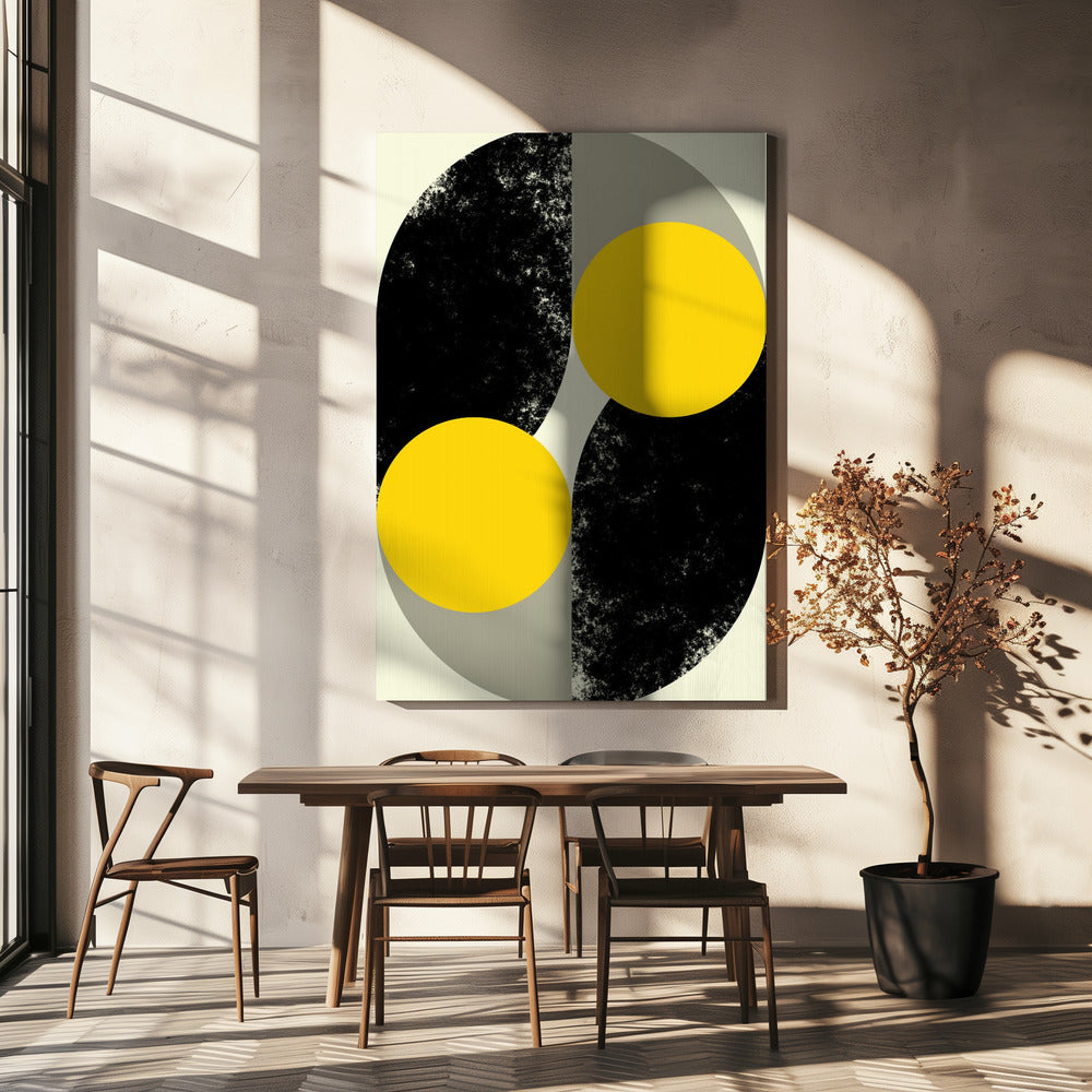Dualiteit in beweging | Canvas