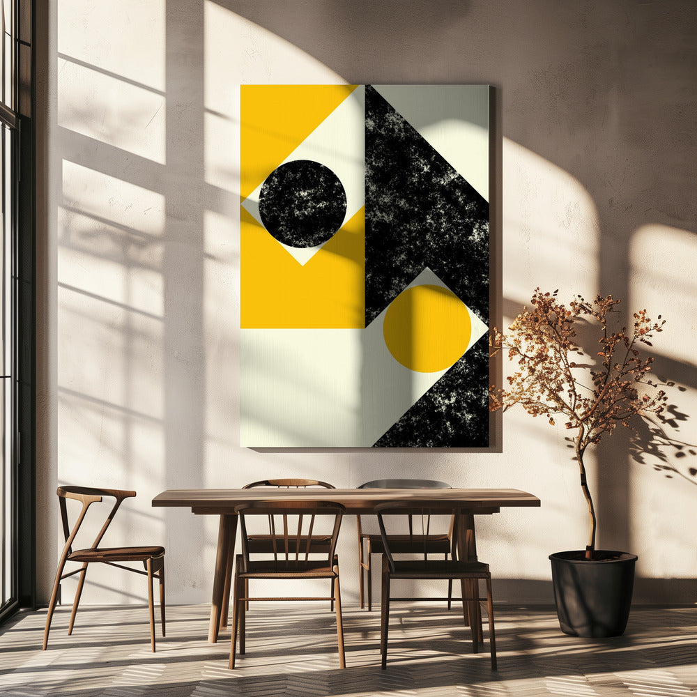 Gedurfde geometrische vormen | Canvas