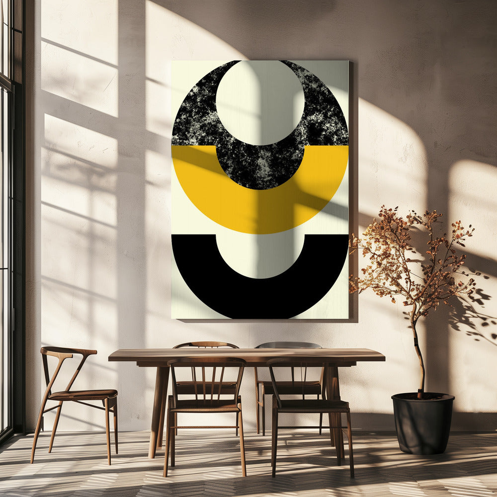 Symmetrische zonsverduistering | Canvas