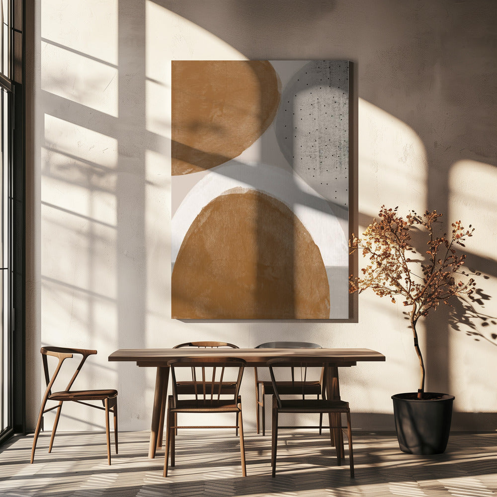 Aardse vormen harmonie | Canvas