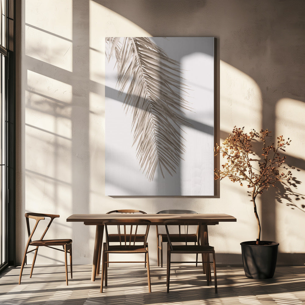 Bruin blad 2 | Canvas