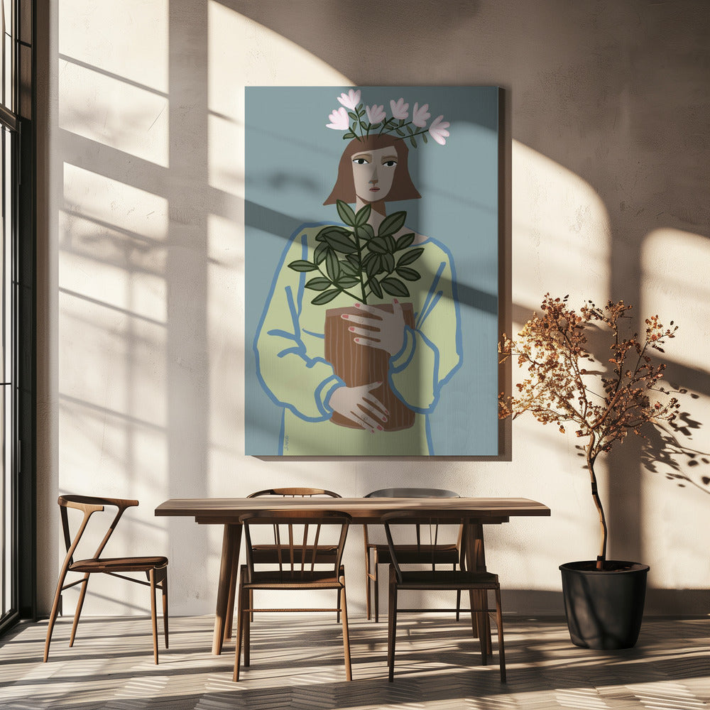 Plantenmoeder | Canvas