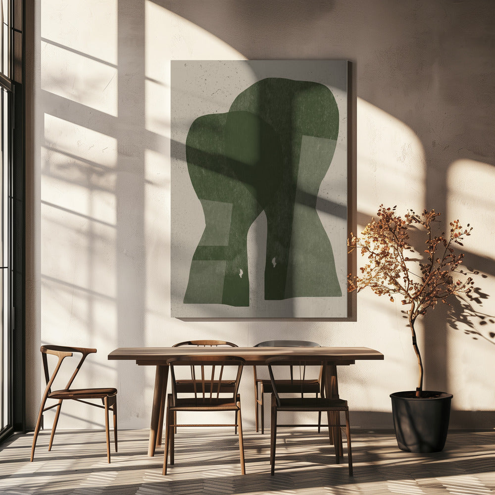 Gedempte silhouetten | Canvas