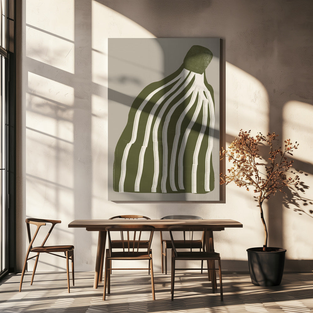 Moderne bloem | Canvas