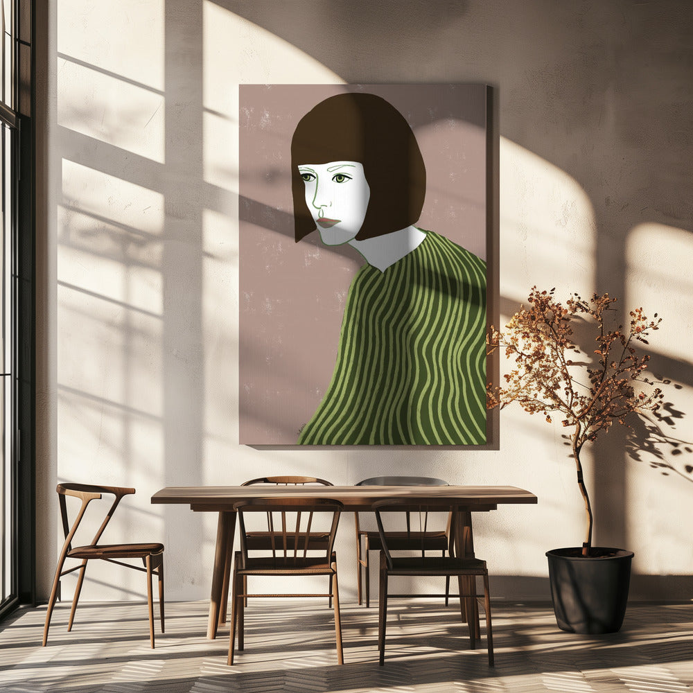 De brunette | Canvas