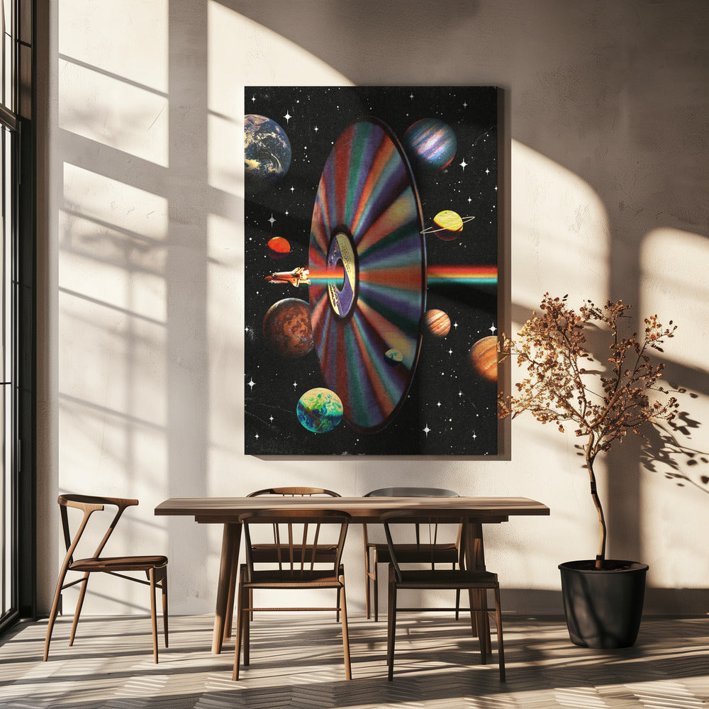 Reis door het verleden | Canvas