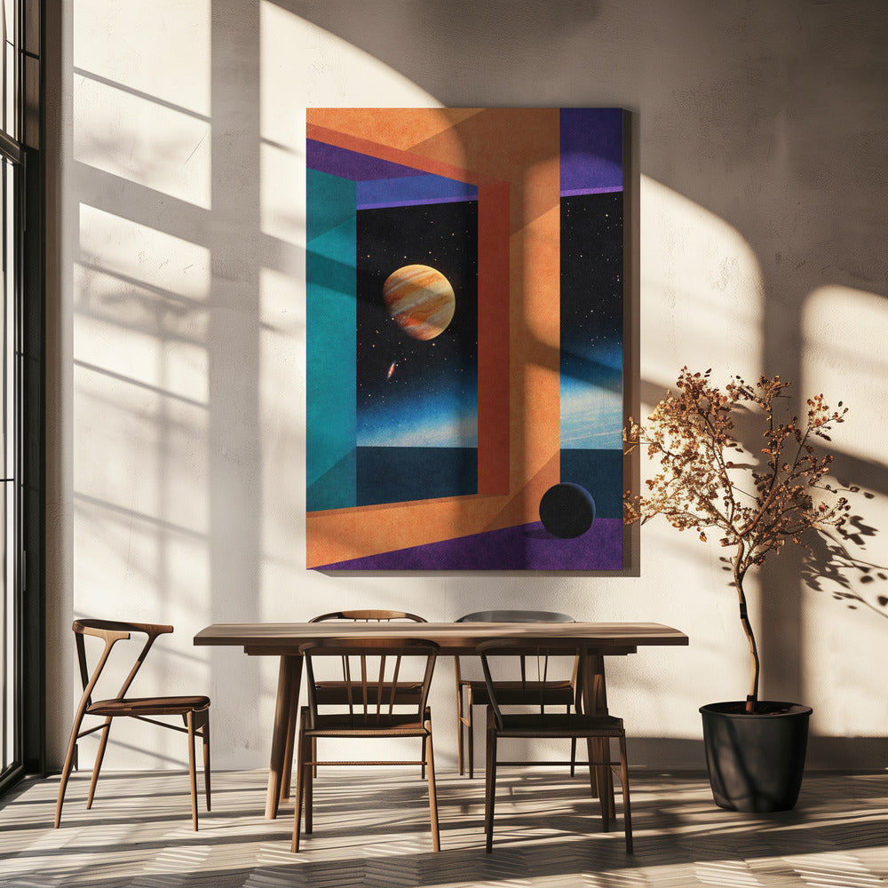 Een kamer met uitzicht | Canvas