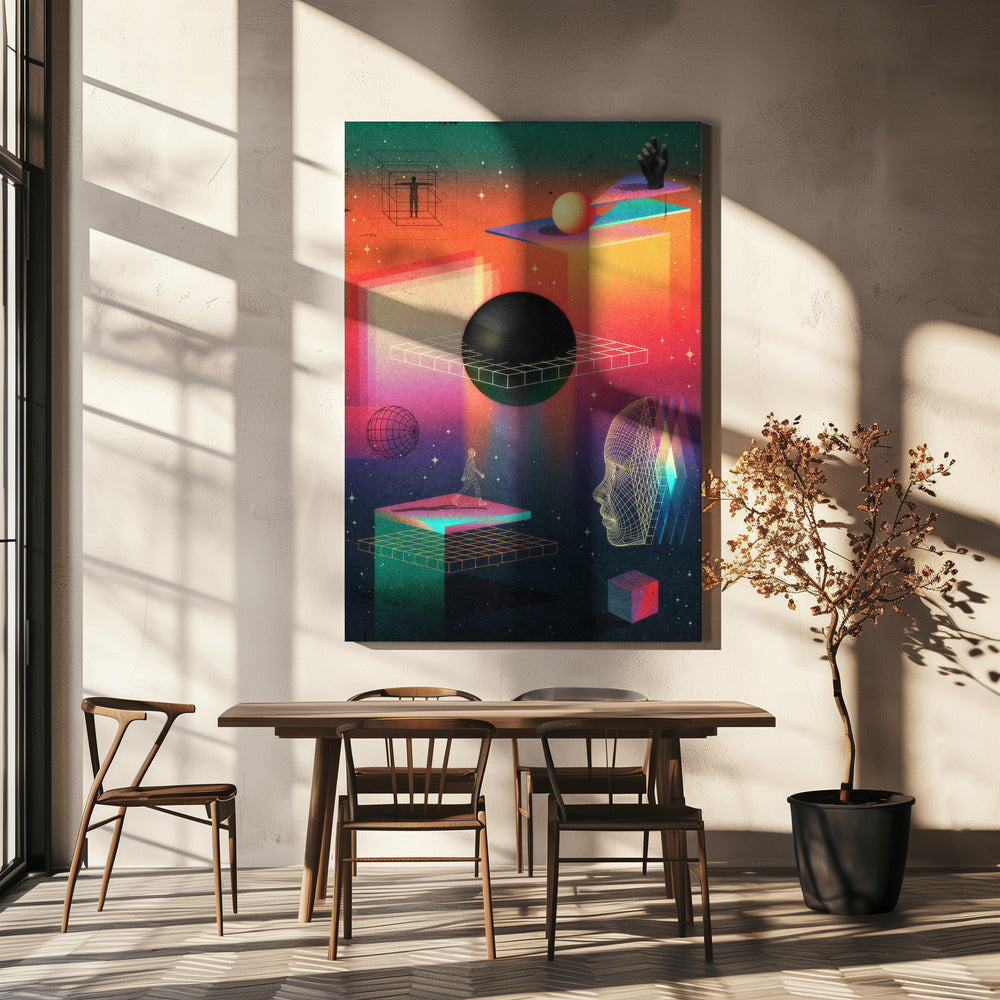 Tussen dimensies | Canvas