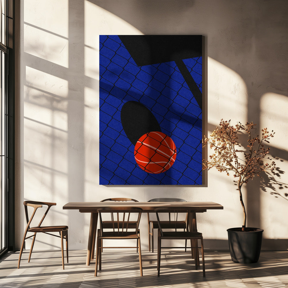 Basketbalveld Backjard | Canvas