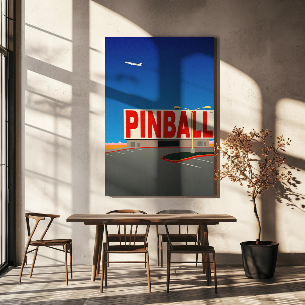 Las Vegas Flipperkast | Canvas