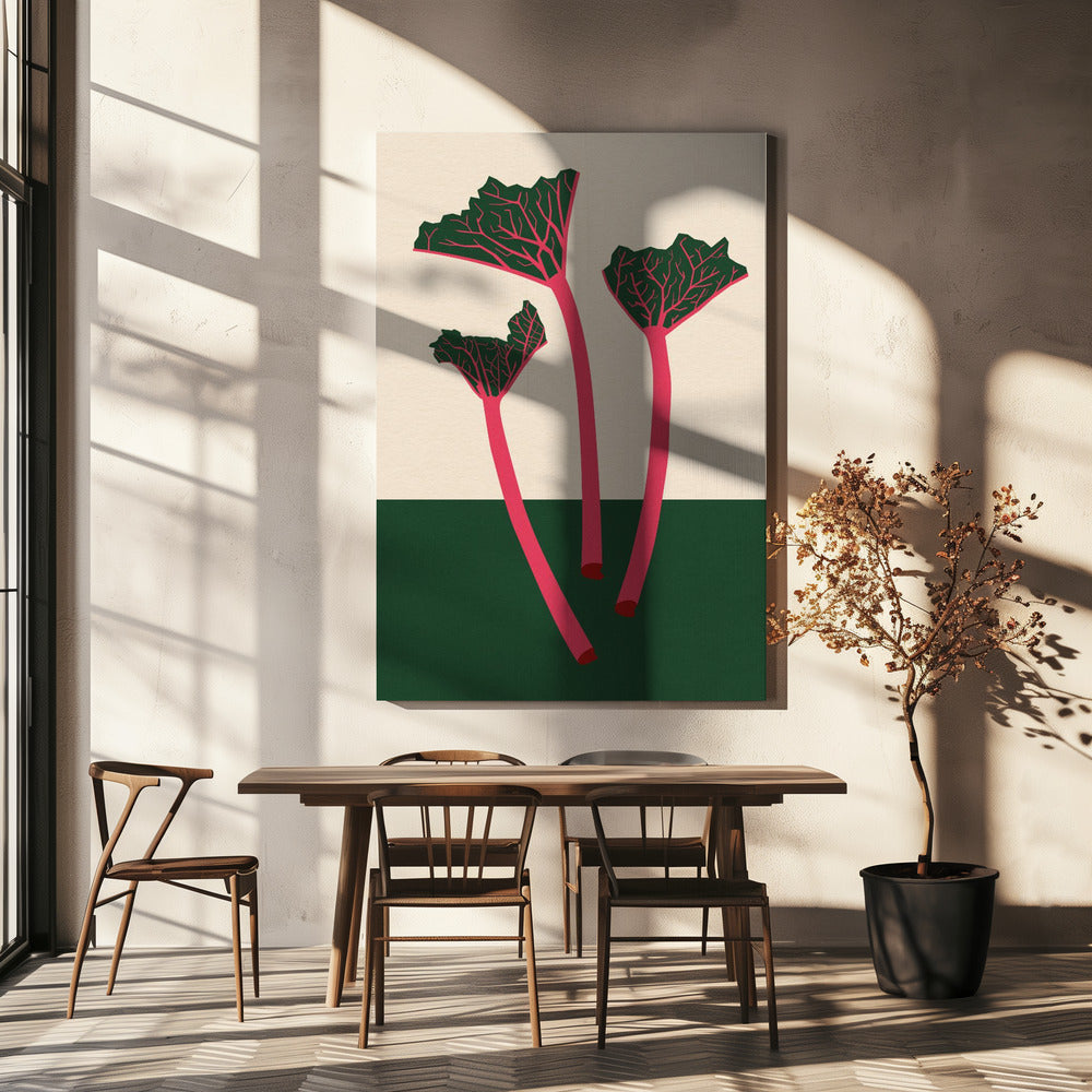 Zweedse tuinrabarber | Canvas