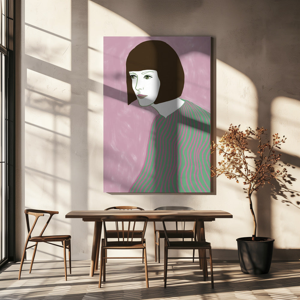 De brunette | Canvas