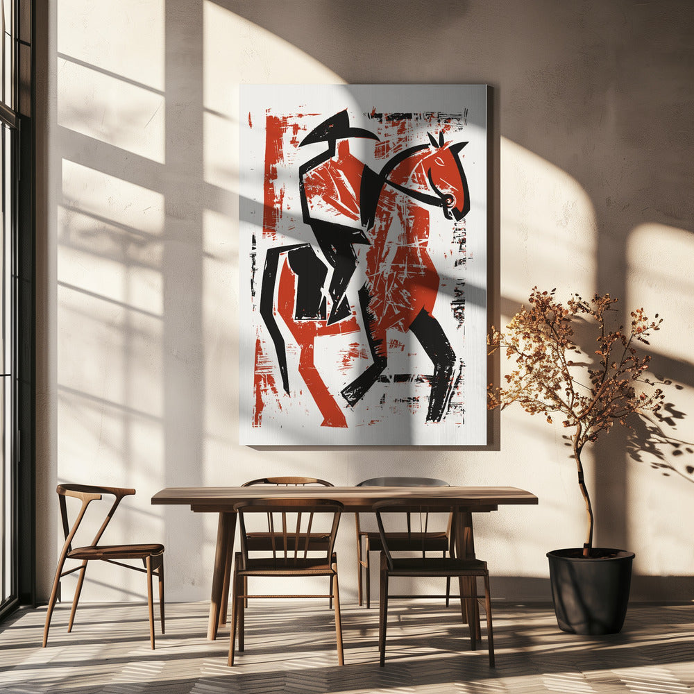 Abstract Ruiter | Canvas