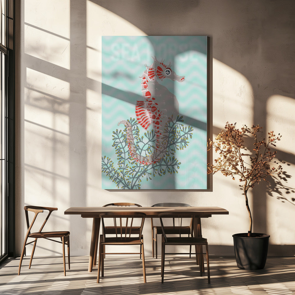 Zeepaardje Neptunus' vreugde | Canvas