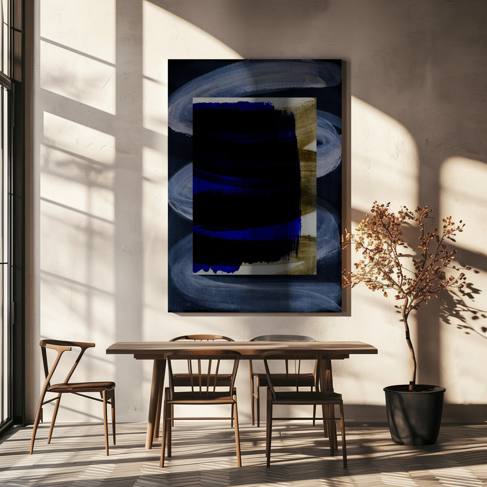Abstracte penseelstreken 165 | Canvas