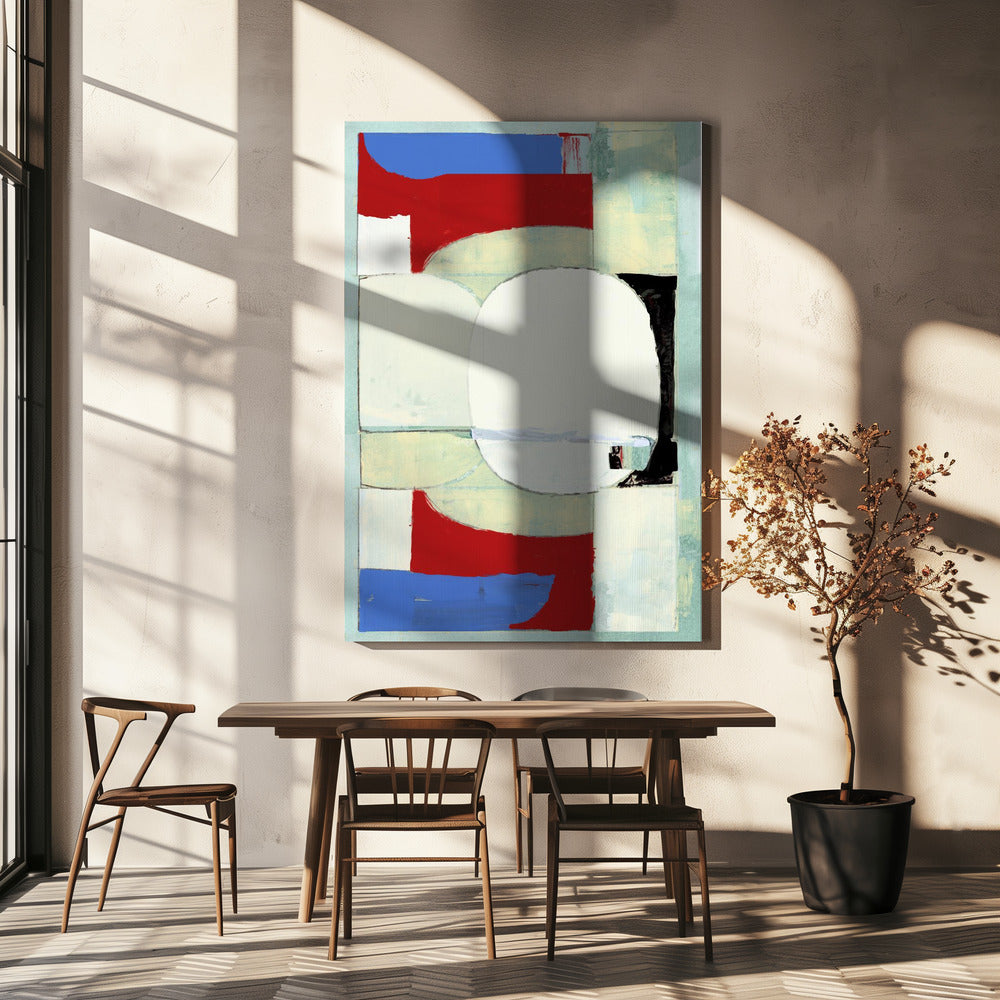 Bold Graphic Forms No1 | Canvas