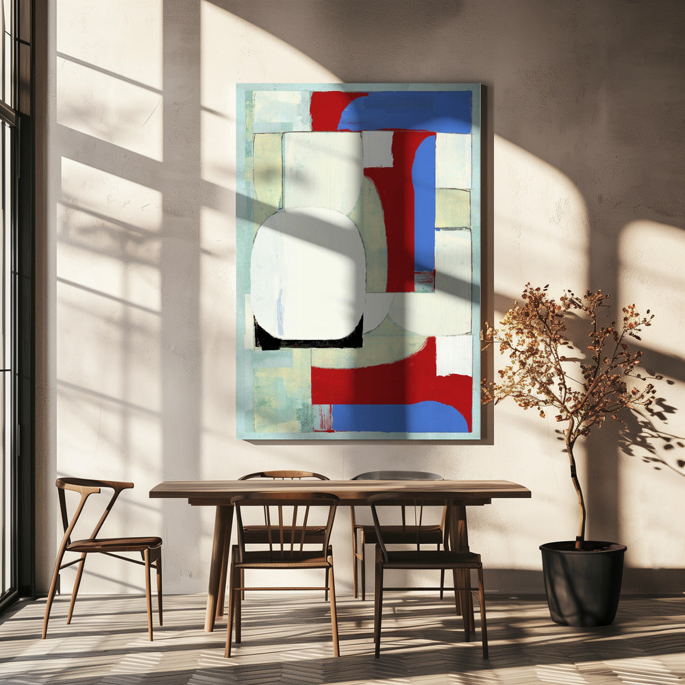 Gedurfde grafische vormen nr. 3 | Canvas