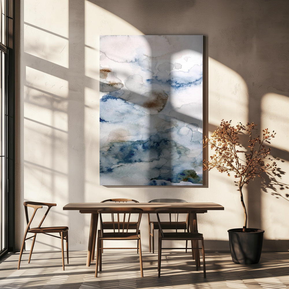 In de wolken 4 | Canvas