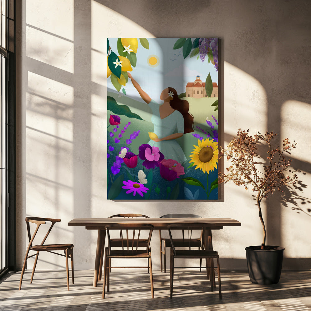 Zomer in de Provence | Canvas