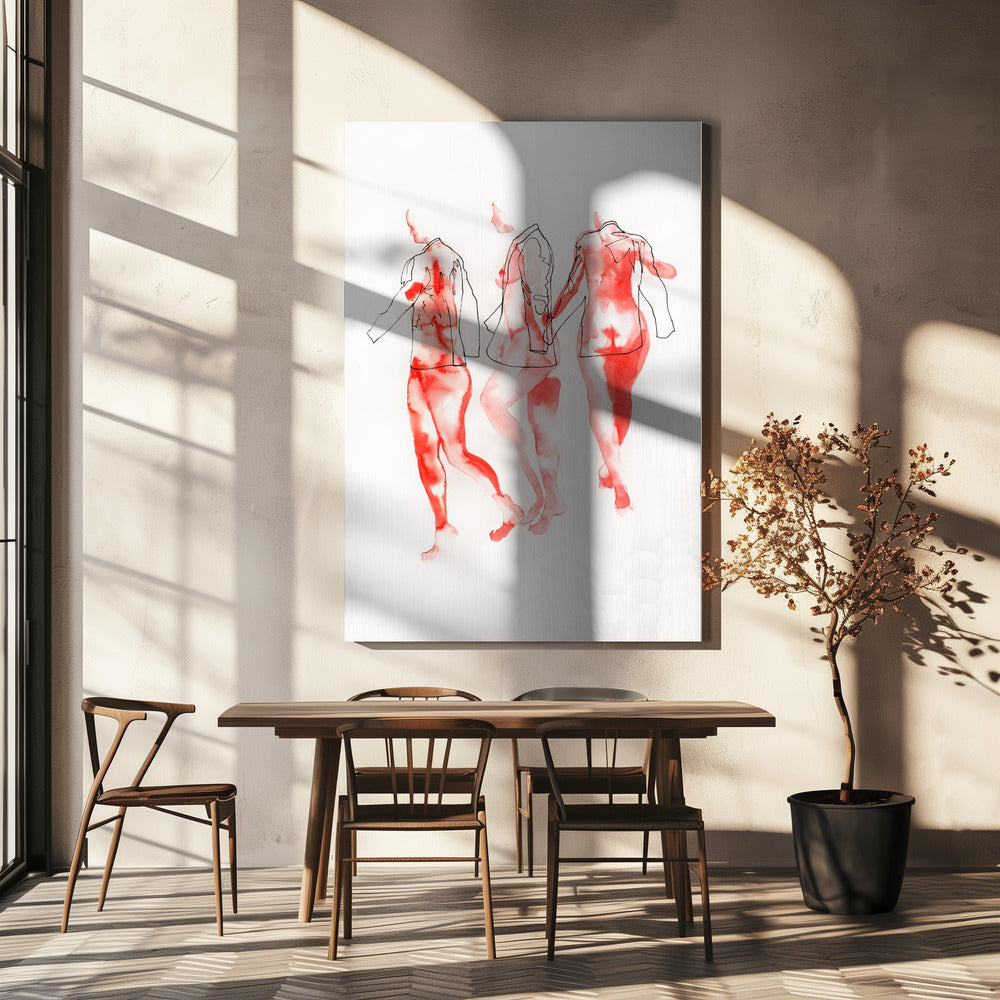 Figuurstudie (pas me aan) | Canvas