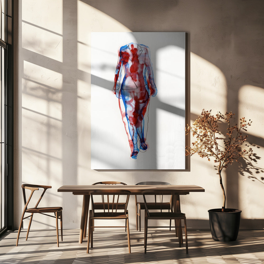Deze kant op | Canvas