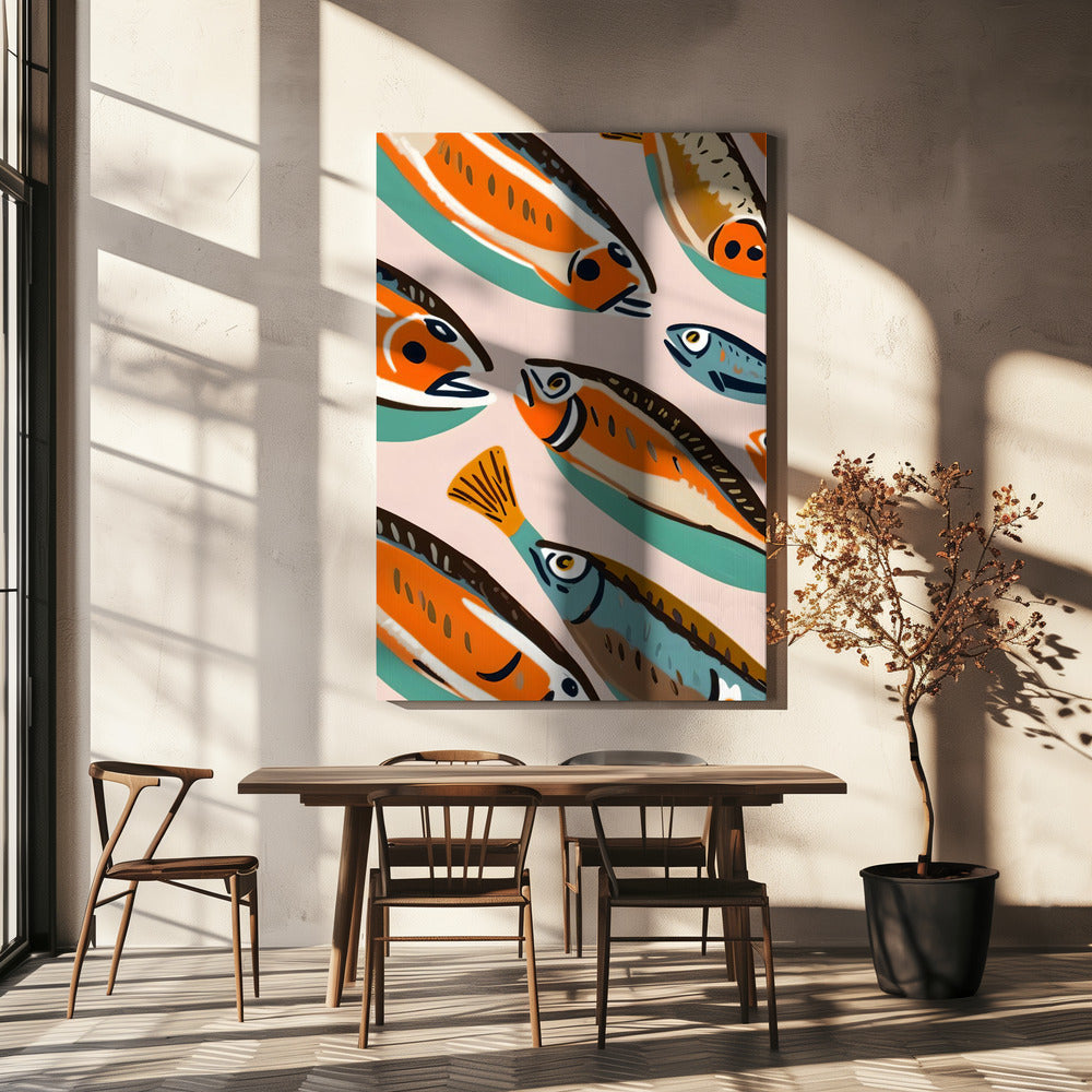 Sardientjes | Canvas