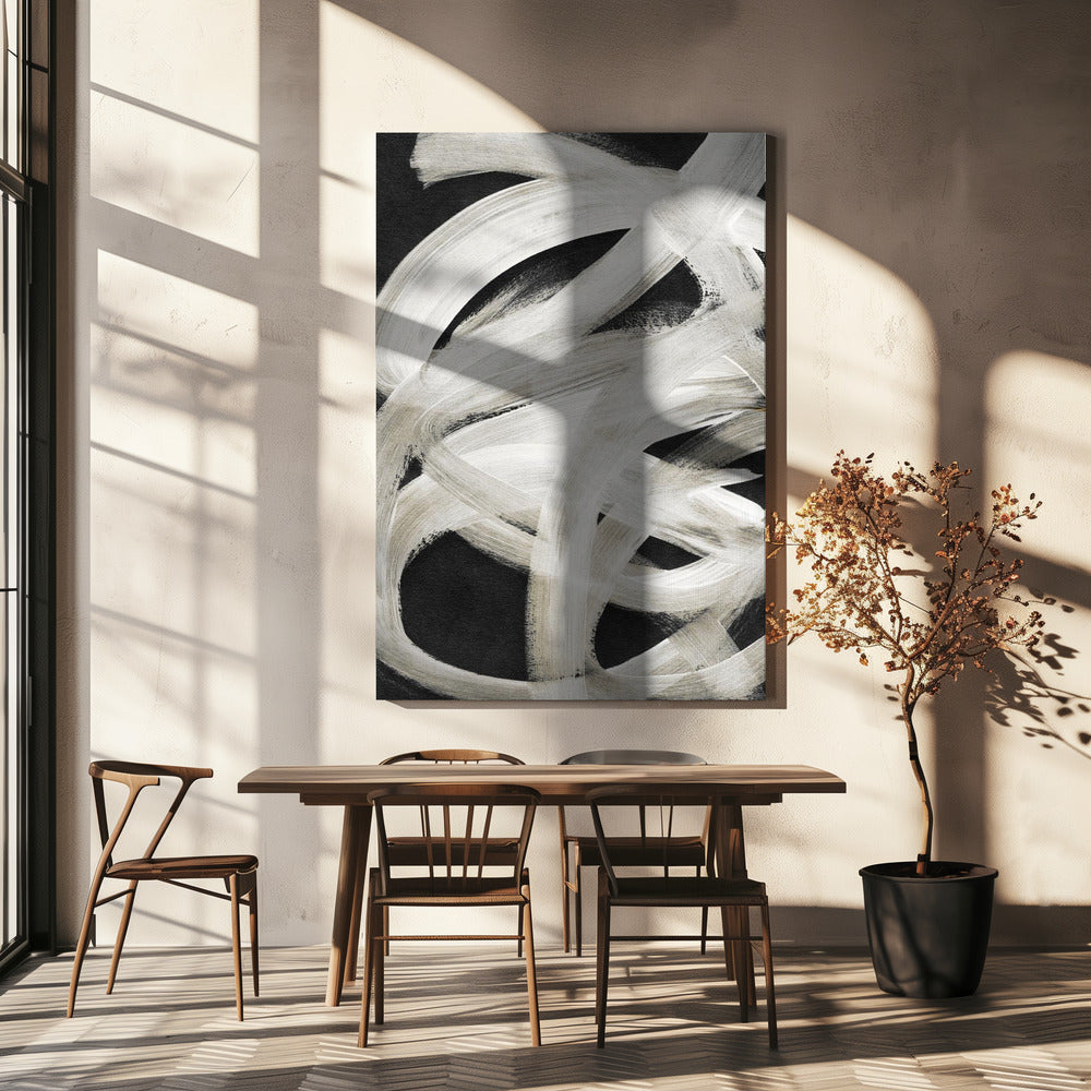 Abstract Brush Strokes 129 | Canvas