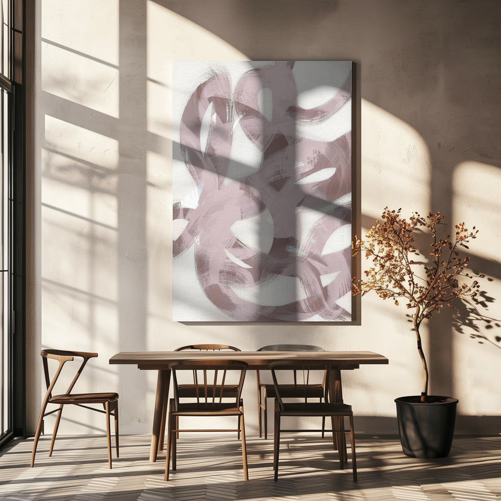 Abstracte penseelstreken 169 | Canvas