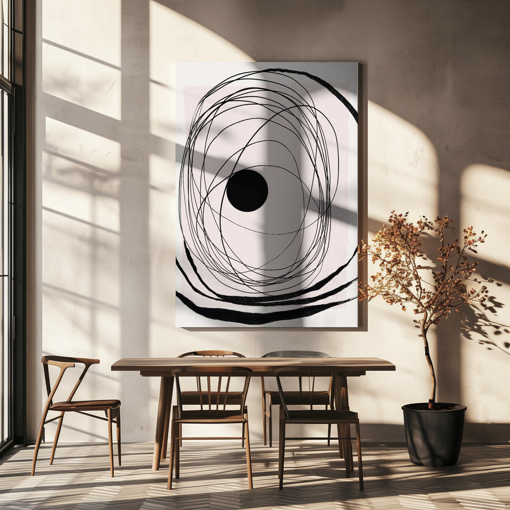 Chaotische baan | Canvas