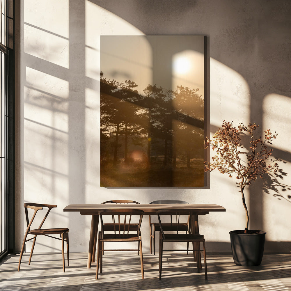 Een ochtendscène 5 | Canvas