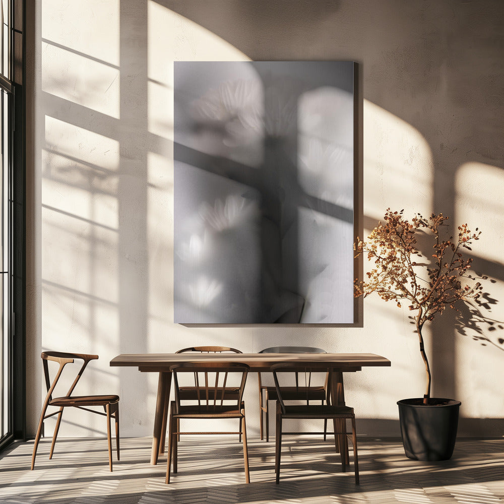 Vage bloemen 4 | Canvas