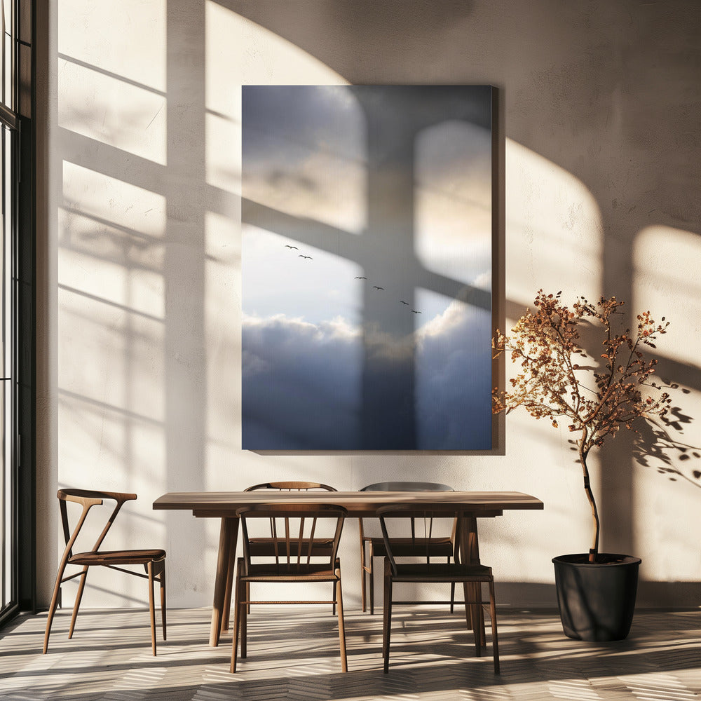 Vliegen Hoog 10 | Canvas