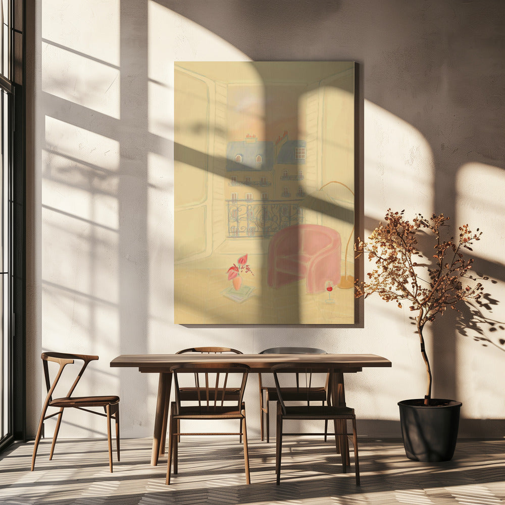 Gezellig appartement in Parijs | Canvas