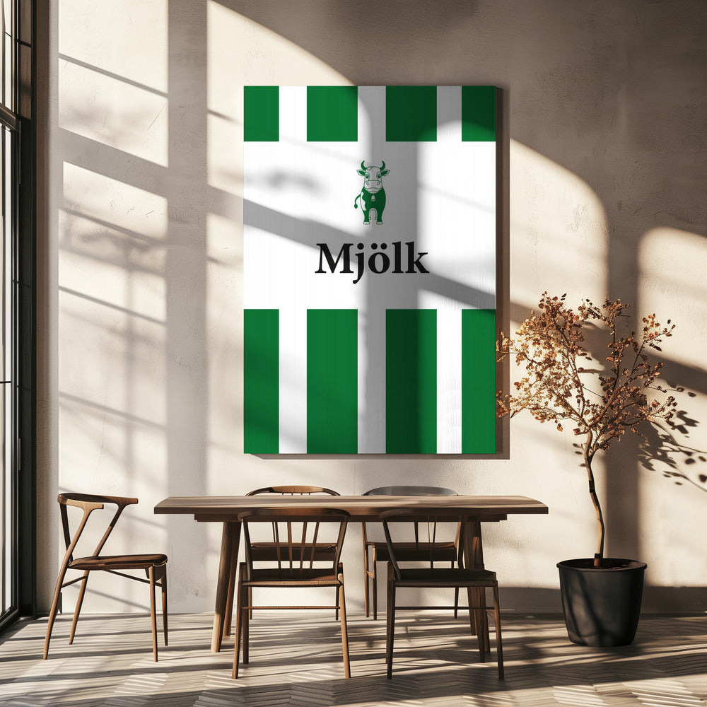 Mjölk Röd | Canvas