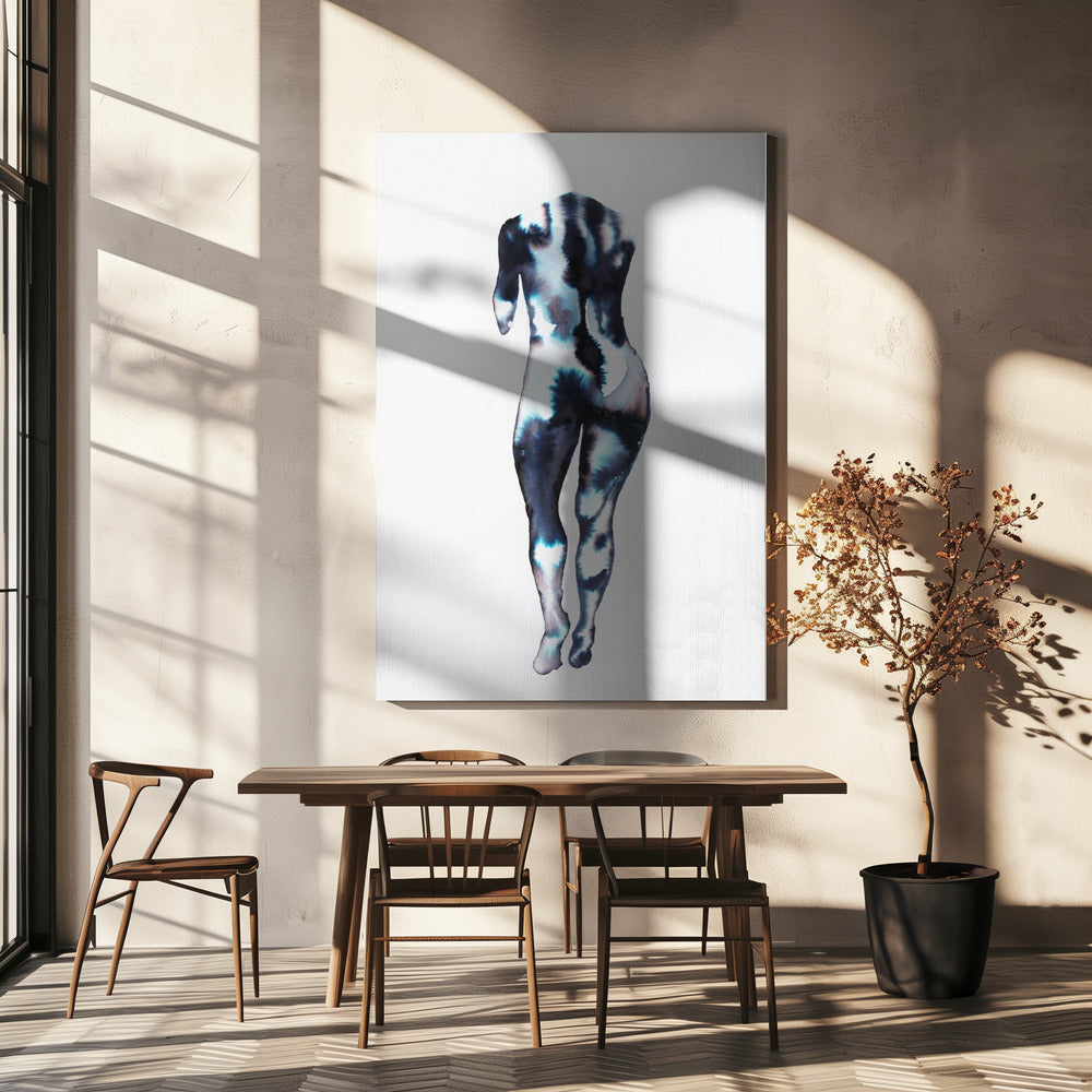 Figuur Weglopend (zonder hoofd) | Canvas