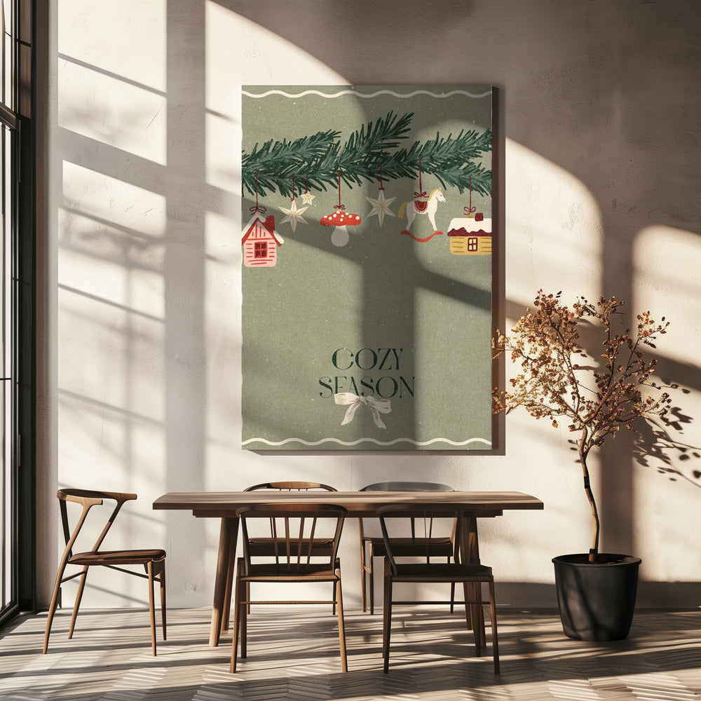 Speelgoed op de kerstboom | Canvas